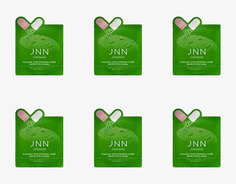 Маска для лица JUNGNANI с алое ALOE SOOTHING CLINIC MEDICAPSULE MASK 23мл в уп, 6 уп