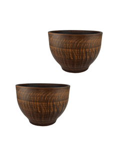 69КАШ045.2 Кашпо Молоченное 2шт 0,6л Солнечногорская керамика