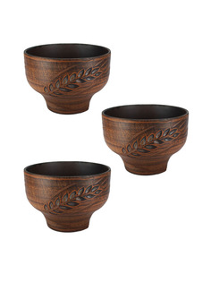 Салатник Солнечногорская керамика Колос 3шт 0,9л