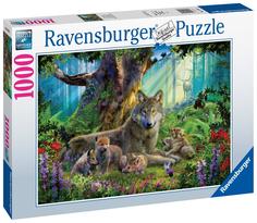 Пазл Ravensburger "Волки в лесу", 1000 элементов