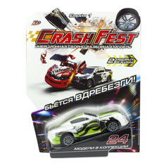 Машинка инерционная 1 TOY Т17090-16 CrashFest Cold Flame, 10 см 1toy