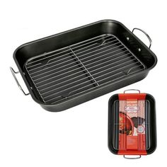 Форма для запекания Unigood с решеткой 37 х 29 х 5,5 см