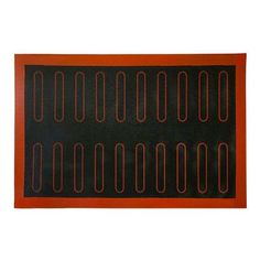 Коврик для раскатки теста Тут просто силикон черный 40 х 30 см