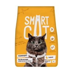 Сухой корм для кошек Smart CAT, курица, 0.45кг