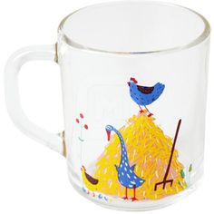 Кружка Опытный стекольный завод Green Tea Мультяшки 200 мл в ассортименте