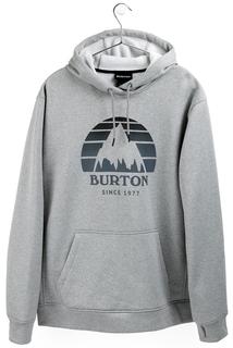 Худи мужское Burton Oak Ssnl Po серое XL