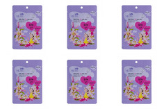 Маска для лица Mijin с аминокислотами шелка Care Daily Dewy Silk mask pack 25гр в уп, 6 уп