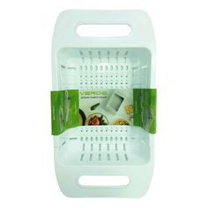 Дуршлаг Verde полипропилен 35 х 48 х 8 см белый