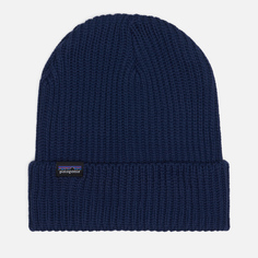 Шапка мужская Patagonia Fishermans Rolled синяя, one size