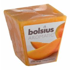 Свеча ароматическая квадратная Bolsius лаванда-манго 60 г