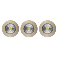 Фонарь-подсветка светодиодный REV-Ritter Pushlight 3Pack (комплект из 3-ех шт.)