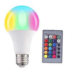 Умная лампочка с пультом управления SMART RGB Е27 / размер S No Brand