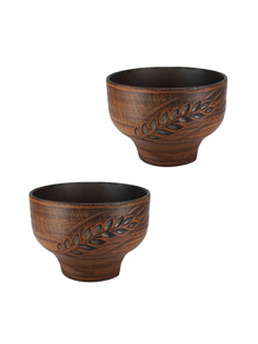 Салатник Солнечногорская керамика Колос 2шт 0,9л