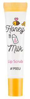 Скраб для губ APieu Honey & Milk Lip Scrub 8 мл