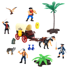 Игровой набор HK (SHENZHEN) INDUSTRIES DEVELOPMENT CO., LTD Пираты, повозка 0807-F8
