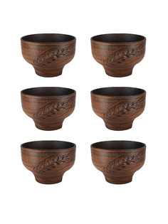 69КАШ144.6 Кашпо Колос 6шт 0,4л Солнечногорская керамика