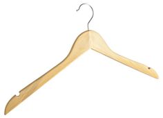 Вешалка универсальная деревянная 44,5 см No Brand