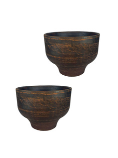 69КАШ044.2 Кашпо Молоченный 2шт 0,4л Солнечногорская керамика