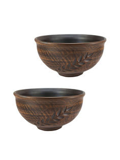 69КАШ140.2 Кашпо Колос 2шт 0,7л Солнечногорская керамика