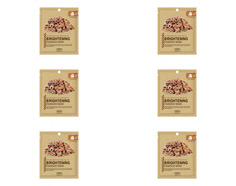 Маска для лица Mijin осветляющая BRIGHTENING ESSENCE MASK 25гр в уп, 6 уп