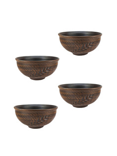 69КАШ140.4 Кашпо Колос 4шт 0,7л Солнечногорская керамика