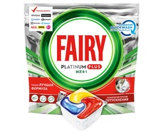 Капсулы для посудомоечных машин Fairy Platinum Plus All in One Лимон 50шт