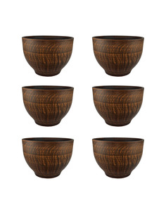 69КАШ045.6 Кашпо Молоченное 6шт 0,6л Солнечногорская керамика