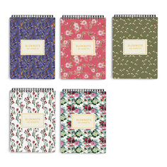 Блокнот Альт, А6 94 х 132 мм, ЦВЕТЫ.ПАТТЕРН 40 л 3-40-252, обложка в ассортименте