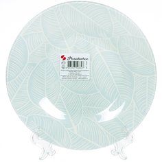 Тарелка десертная Ливс голубая 19,5 см