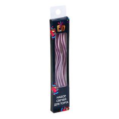 Свечи праздничные FNtastic 17 см 6 шт в ассортименте