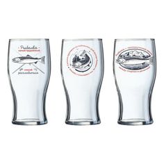 Стакан для пива ОСЗ Тюлип На рыбалке 570 мл в ассортименте