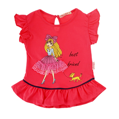 Футболка детская Bonito kids BK1196K цв. красный р. 110