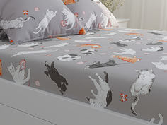 Простынь на резинке Сказка "Барсик" 90х200 см Барсик 3411/0-13-0/0