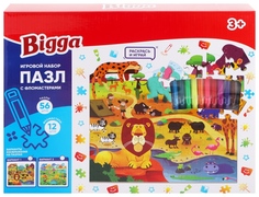 Пазл с фломастерами Bigga 56 шт