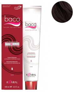 Краска для волос Kaaral Baco Color 4.01 Натуральный каштановый пепельный 100 мл