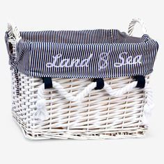 Корзина для хранения East willow 36 х 26 х 26 см белая