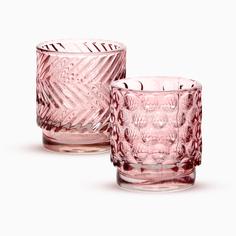 Подсвечник Hakbijl glass красный 8 х 7 см в ассортименте