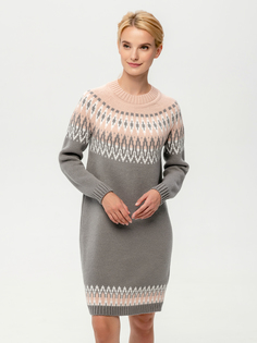 Платье женское Scandica Toma серое 46 RU