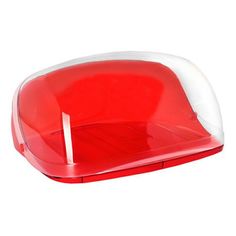 Хлебница Idea Кристалл красная 31,5 x 25,4 x 15 см
