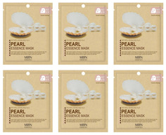 Маска для лица Mijin жемчуг PEARL ESSENCE MASK 25гр в уп, 6 уп