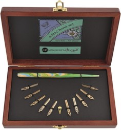 Набор Manuscript Round Hand в деревянной шкатулке