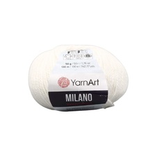 Пряжа YarnArt 7731151_00002 Milano 851 белый