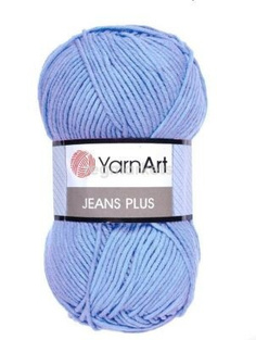 Пряжа YarnArt 7729497 Jeans Plus 75 голубой