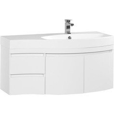 Тумба под раковину Aquanet Опера 115 R белый (2 дверцы 2 ящика)