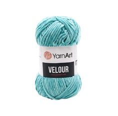 Пряжа YarnArt 7722484_00024 Velour 864 голубая бирюза