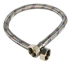 Гибкая подводка для воды VALFEX нерж.сталь 1/2" В-В 150 см