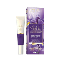 Крем-сыворотка для кожи вокруг глаз Eveline Cosmetics Gold&Retinol Против Морщин 20 мл