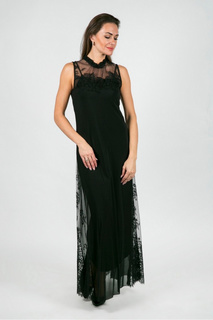 Платье женское DONATELLA VIA ROMA 1650_A черное L