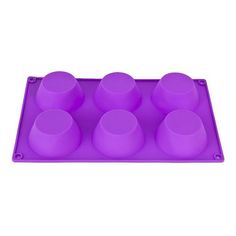 Форма для выпечки кексов Nouvelle 6 ячеек 29 х 17 х 3 см