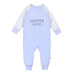 Комбинезон для детей 21-13009 Вода, Интерлок, Мамуляндия 62, Белый /Голубой